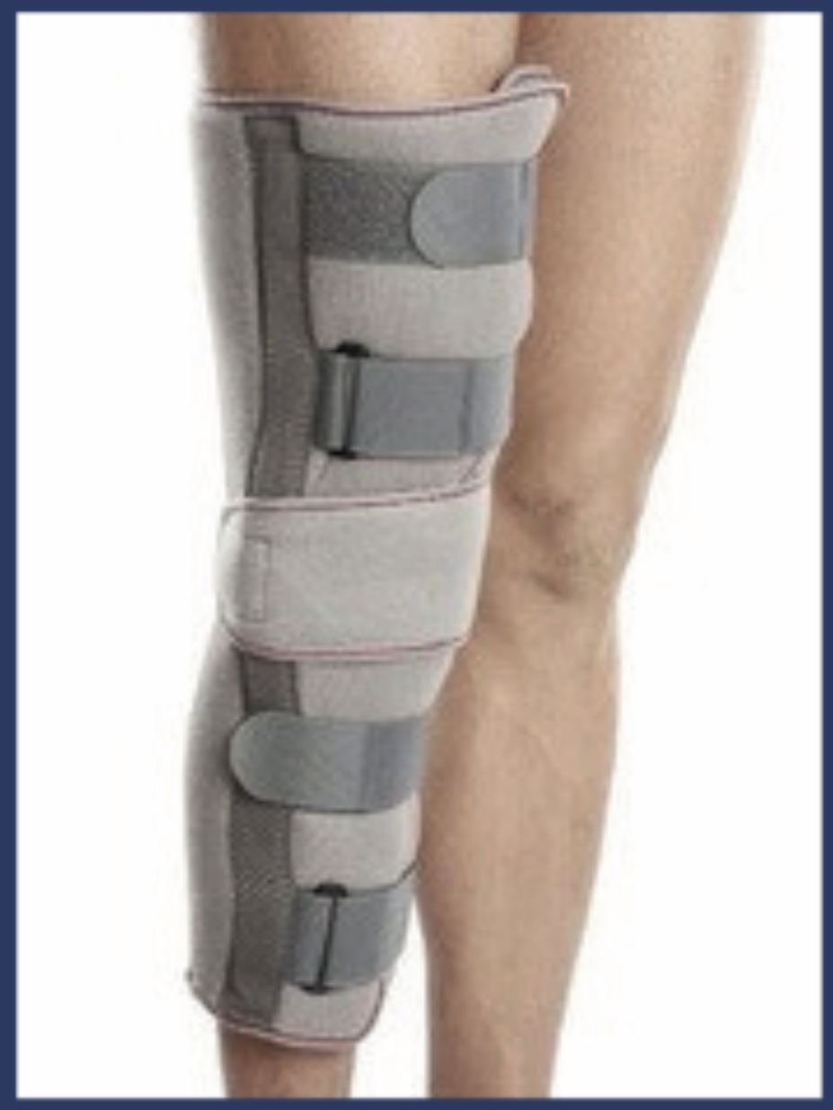 Knee Immobilizer 22" — Scanda Enterprises, medical supplies Moosapet Hyderabad